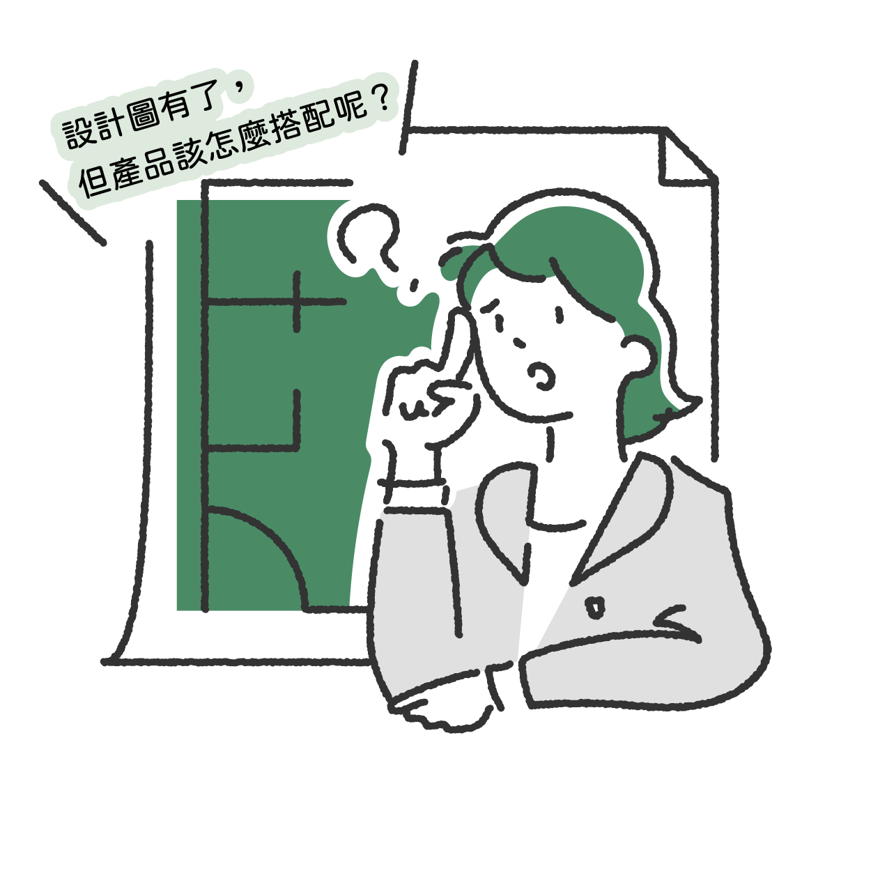 設計圖諮詢示意